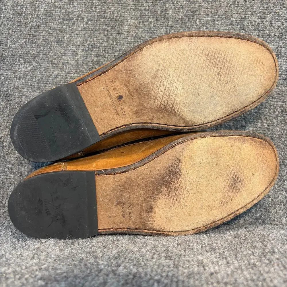 Bostonian Tassel Loafers Mens 11.5 Brown Leather Slip On Business Dress Shoes